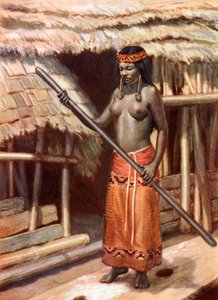 Kenyah-Kayan Meisje: Sarawak, Borneo