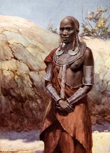 Masai Vrouw: Brits Oost-Afrika