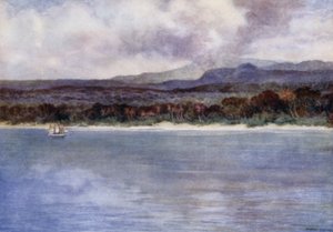 Mount Marion, de actieve Vulkaan, Eiland Ambryn, Nieuwe Hebriden door Norman Hardy