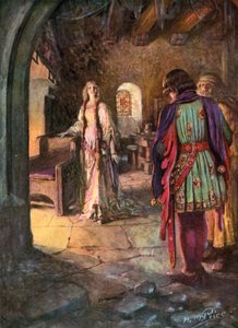 Tennyson, Het Huwelijk van Geraint door Norman Mills (after) Price