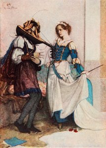 De Zachte Katherine, De Getemde Feeks, Act II Scene 1, illustratie uit 