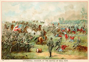 Stonewall Jackson, bij de slag van Bull Run door North American