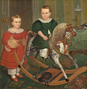 Het Hobbypaard, c.1840 door North American