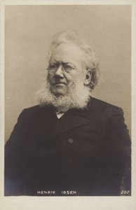 Henrik Ibsen (1828-1906), Noorse toneelschrijver door Norwegian Photographer