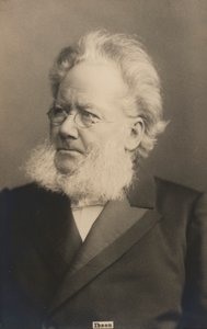 Henrik Ibsen, Noorse toneelschrijver en dichter door Norwegian Photographer
