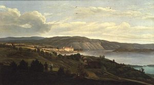 Een uitzicht op Christiania, ca. 1830