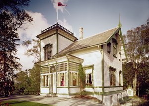 Huis van Edvard Grieg door Norwegian School