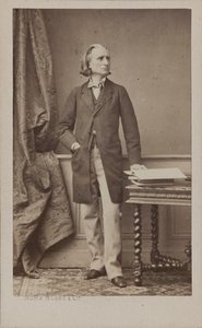 Portret van de Componist Franz Liszt 1811-1886, c. 1870