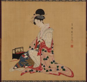 Oiran door Numata Gessai