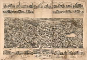 Spencer, Massachusetts, 1892 door O.H. Bailey and Co.