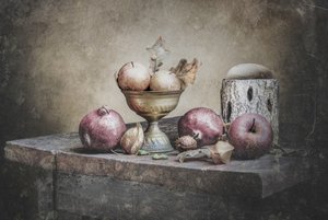 Rustiek herfststilleven