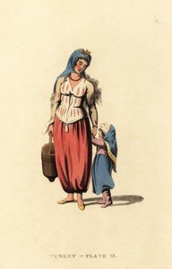 Griekse vrouw met haar dochter, Marmara-eiland