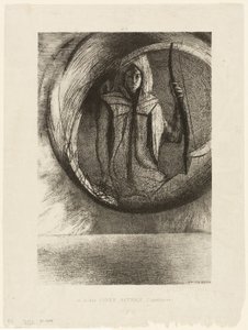 En verder, het astrale idool, de apotheose, plaat 2 van 6 door Odilon Redon