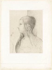 Brünnhilde (Schemering van de Goden) door Odilon Redon