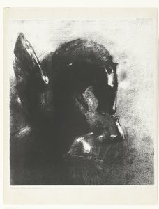 De gevangen Pegasus door Odilon Redon
