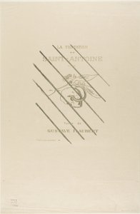 Frontispice/Titelplaat voor de Verleiding van St. Antonius door Odilon Redon