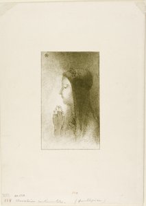 Frontispice voor Chevaleries Sentimentales door Ferdinand Hérold door Odilon Redon