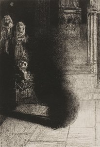 Frontispice voor Les Flambeaux noirs door Emile Verhaeren door Odilon Redon