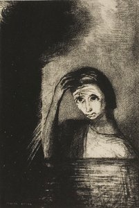 Frontispice uit Emile Verhaerens Les Debacles door Odilon Redon