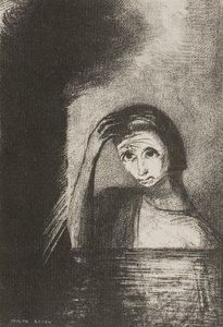 Frontispice uit Emile Verhaerens Les Debacles door Odilon Redon