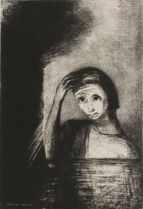 Frontispice uit Emile Verhaerens Les Debacles door Odilon Redon