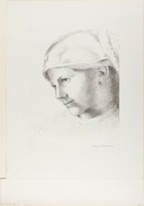 Meisje door Odilon Redon