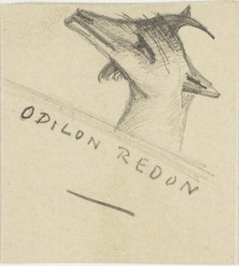 Geit door Odilon Redon