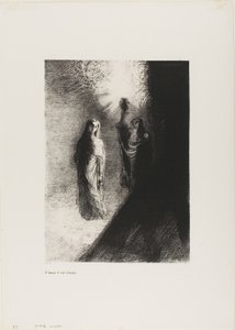Hij Heft de Bronzen Urn, plaat 4 van 10 door Odilon Redon