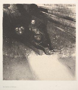 Afschuwelijke larven door Odilon Redon