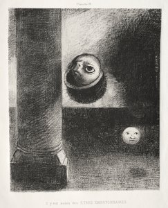 Hulde aan Goya: Er waren ook embryonale wezens door Odilon Redon