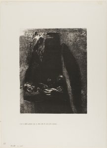 Het is de Duivel, die Onder zijn Twee Vleugels de Zeven Hoofdzonden Draagt, plaat 2 uit De Verleiding van Sint Antonius (1e serie) door Odilon Redon