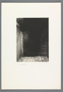 Het Spookhuis, illustraties bij tekst van Bulwer-Lytton, in het Frans vertaald door René Philipon door Odilon Redon