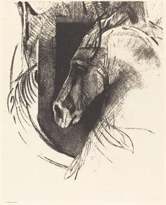 Het renpaard door Odilon Redon