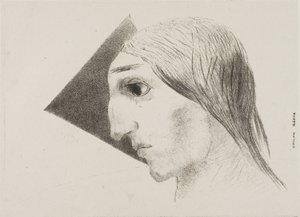 Waanzin, plaat zes uit Voor Edgar Poe door Odilon Redon