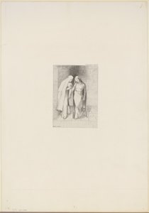 Mystiek gesprek door Odilon Redon