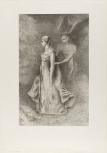 Obsession door Odilon Redon