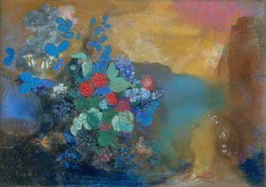 Ophelia tussen de bloemen