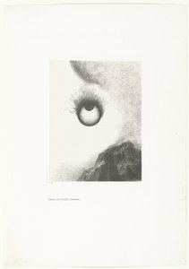 Overal vlammende ogen door Odilon Redon