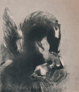 Pegasus Gevangen door Odilon Redon