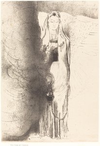 En de engel nam het wierookvat door Odilon Redon