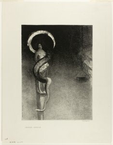 Slangenhalo door Odilon Redon