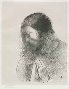 De Apocalyps van Sint Jan: En ik, Johannes, zag deze dingen en hoorde ze, 1899 door Odilon Redon