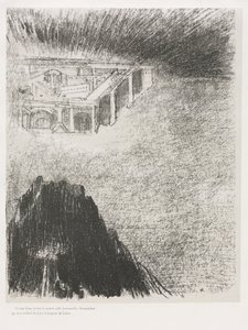 De Apocalyps van Sint Jan: En ik, Johannes, zag de Heilige Stad, het Nieuwe Jeruzalem, 1899 door Odilon Redon