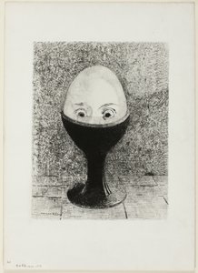 Het ei door Odilon Redon