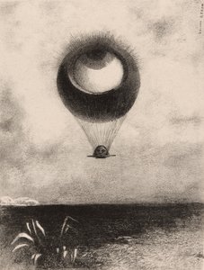 Het oog, als een vreemde ballon beweegt zich naar de oneindigheid, plaat één uit Aan Edgar Poe