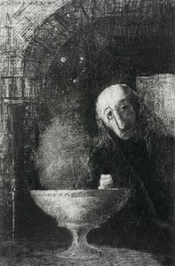 De Oneindige Zoektocht, uit Nacht door Odilon Redon