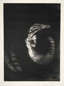 De Verleiding van Sint Antonius Eerste Serie: Het Is een Schedel Omkranst met Rozen..., 1888