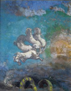 De wagen van Apollo door Odilon Redon
