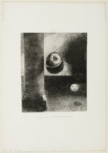 Er waren ook embryonale wezens, plaat 4 van 6 door Odilon Redon