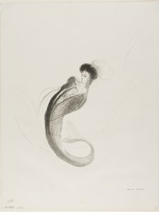 Ongenoemde proeflithografie door Odilon Redon